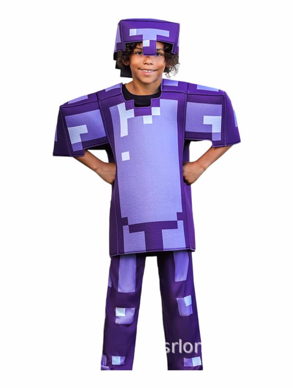Minecraft Diamond-asu lapsille | Halloween- ja Cosplay-asu Koko M Lasten timantit