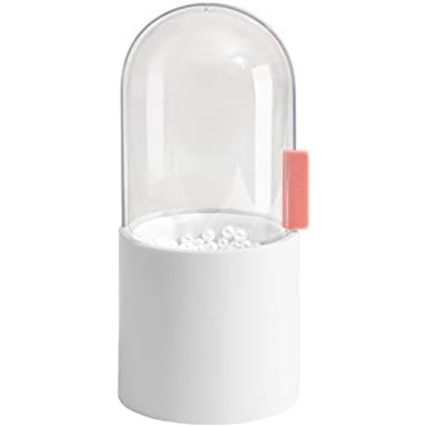 Makeup Børsteholder Organizer med Krystalklar Roterende Låg