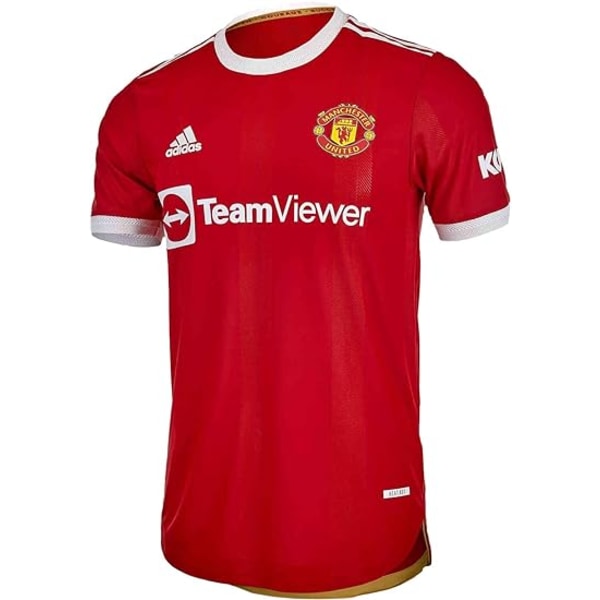 Manchester United Hjemmefotballdrakt for Menn, Autentisk, 2021/22 (Stor) Rød