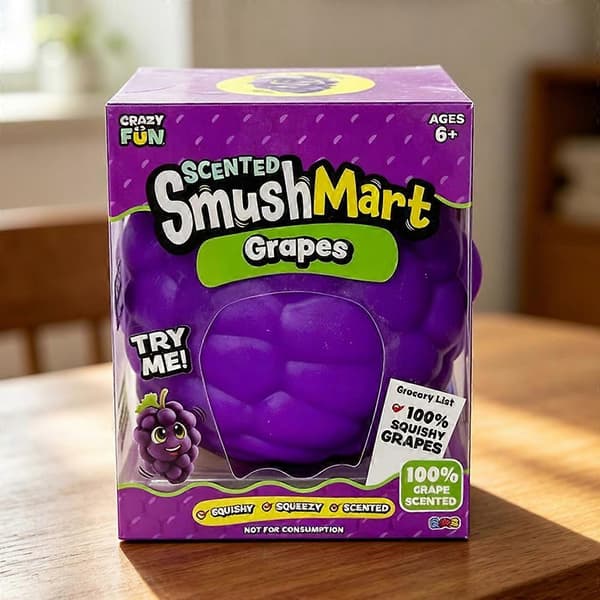 Kæmpe Drueklase Squishy Jumbo Stor Frugt Drue Stressbold Søde Sensoriske Fidget Stressbolde Legetøj til Voksne Stress Angstlindring