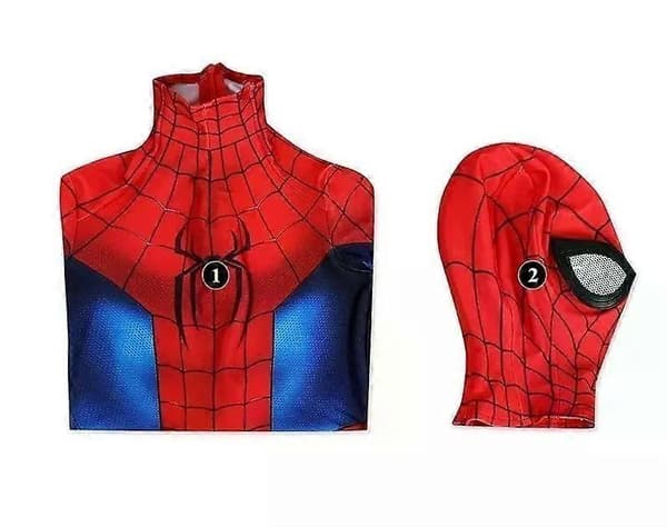 NY Spiderman 4 New Day Jumpsuit Cosplay Kostume Halloween A