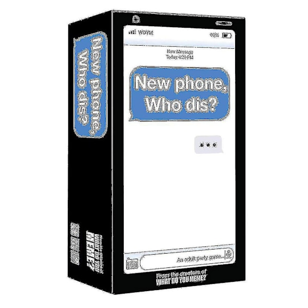 Ny telefon Vem där? - sällskapsspelskort