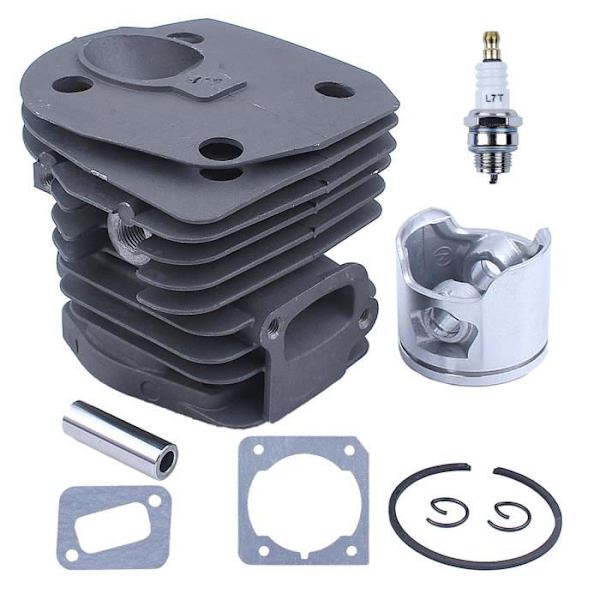 Nikasil 44mm Cylinder Kolv Distansbricka Kit Kompatibel Med Jonsered cs2153 cs2152 cs2150 cs2149