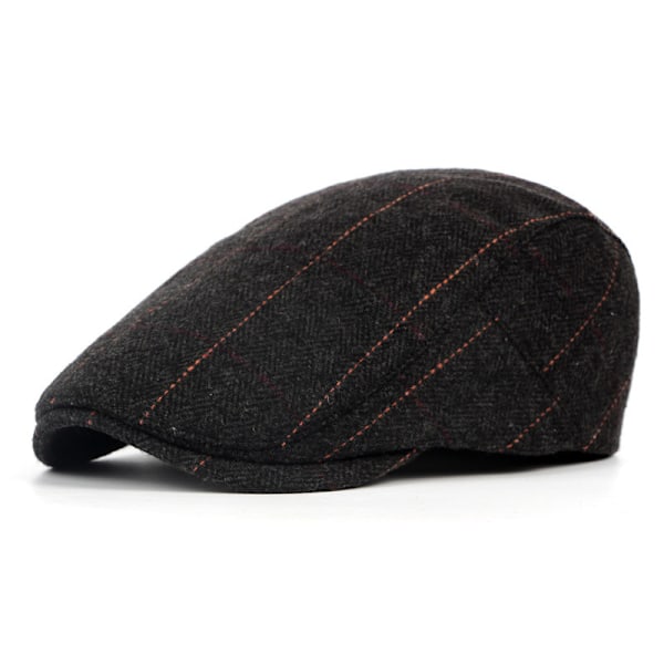 Dam Herr Klassisk ullrutig keps Vilt temperament - i lager-FS2- Black