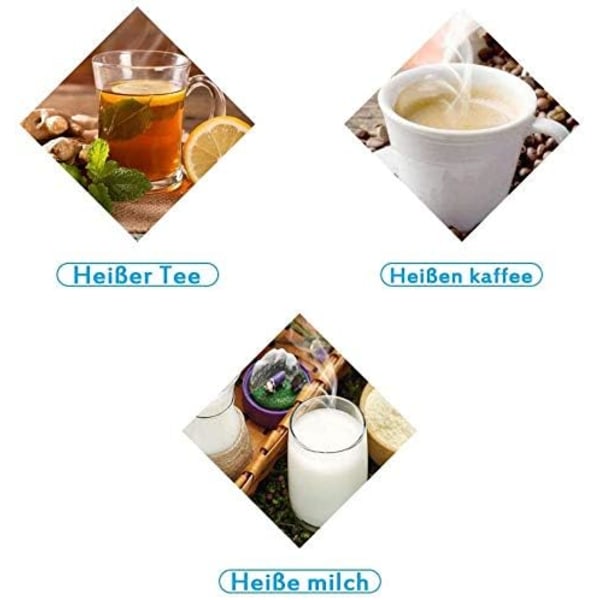 Te- og kaffevärmer i rustfritt stål med telys