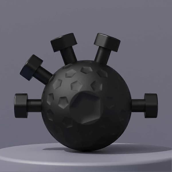 Hand Grip Trainer, Finger Exerciser, Adjustable Resistance Hand Ball Grip Trainer, Home Gym Black