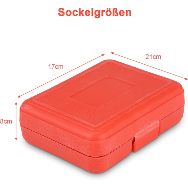 Hylsyn supistin, 6 kpl / 8 kpl räikkä ja hylsyavain