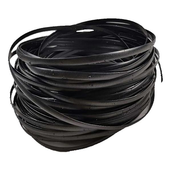 32m reparationssæt til udendørs møbler i højstyrke plast rattan vicker flad bærbar ny (FMY)-XF10- Black