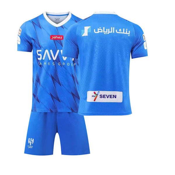 23-24 Al-Hilal Saudi FC Hemmatröja för barn nr 10 Neymar UTAN NAMN NO XS
