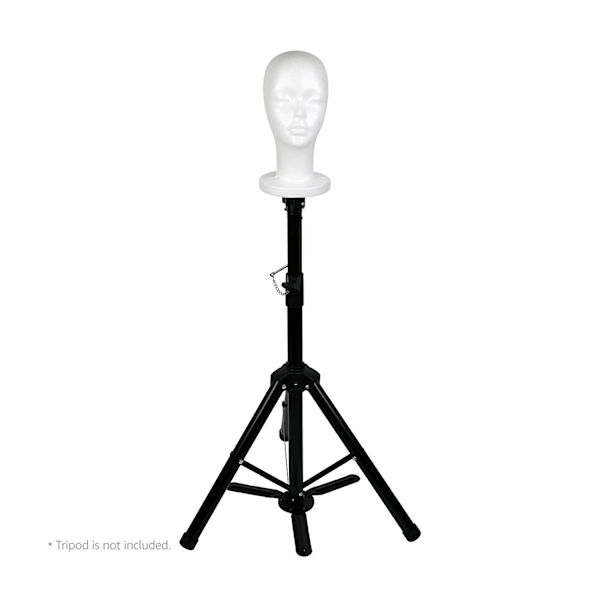 White Foam Mannequin Head Display, Styrofoam Wig Head (2-Pack)