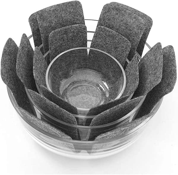 Filtpannskydd, 12-delat set med pannunderlägg och stekpanna-FS-