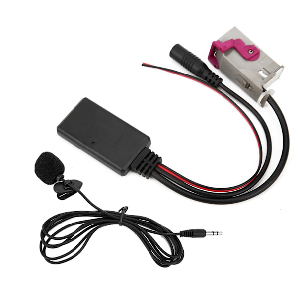 Trådlös Mikrofonadapter Bluetooth Modul AUXIN Kabel Ersättning för A3 A4 A6 A8 TT R8 RNSE 32Pin DC12V