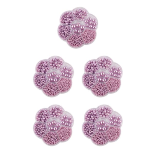 1/2/3/5 1150 st DIY-pärlor för att göra vackra smycken - Lila purple 5PCS