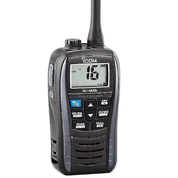 IC-M25 Marin VHF-radio - Metallgrå, Lätt, Flytande & Handhållen - WELLNGS