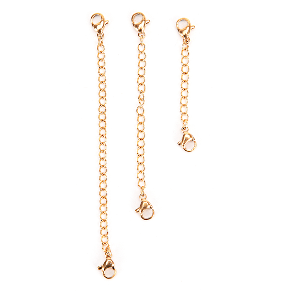 3 st Förlängningskedjor Extender Tail Links Halsband