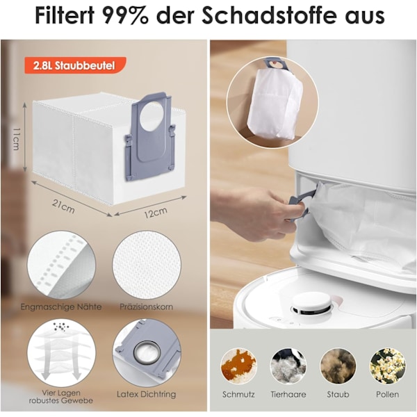 INF Roborock Qrevo S/Qrevo Pro/Qrevo MaxV Robotdammsugare Tillbehör-X44-