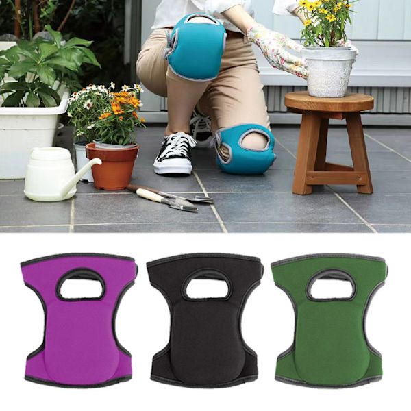Garden Kneeler Pads Soft Memory Foam Knee Pads-X41- Purple
