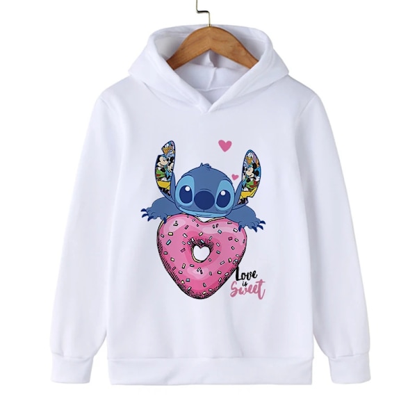 Y2k Anime Stitch Hoodie Barn Tecknade Kläder Barn Flicka Pojke Lilo and Stitch Sweatshirt Manga Hoody Baby Casual Topp 59005