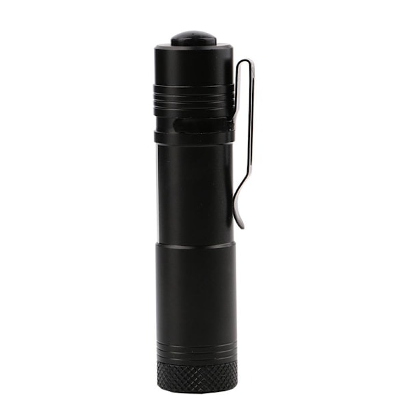 Mini COB LED Liten och Smidig Ficklampa Svart
