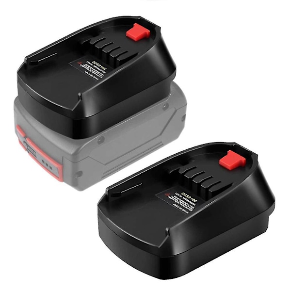 Adapterkonverter BOSB18C Bruk Kompatibel Bosch 18V Li-Ion Batteri BAT618