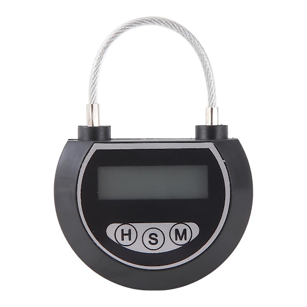 Electronic Time Lock Timer Lock Container Multifunctional Time Lock Container for Toys-XF22--FS- Black