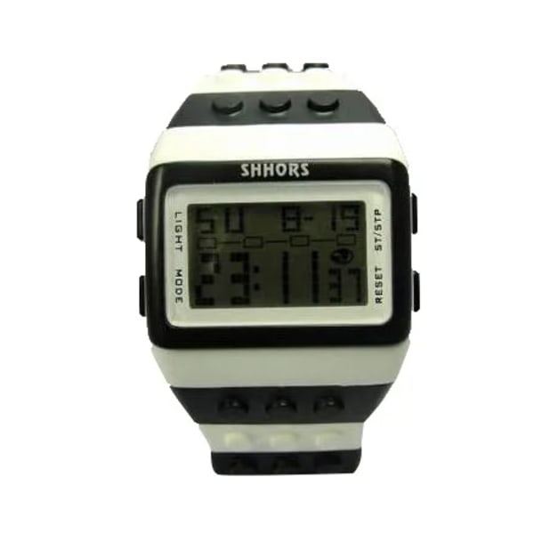 Modemærke SHHORS Ure Dame Ure Mode Plast LED Digitale ure Rainbow Watch Elektronisk armbåndsur reloj mujer-FS1- Type 3