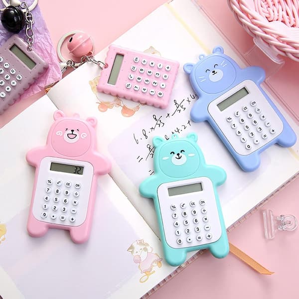 Følsom Knapp Standardfunksjon Kalkulator Lommeformat For Barn Gutt Jente Student Skole Standardkalkulator For Studenter
