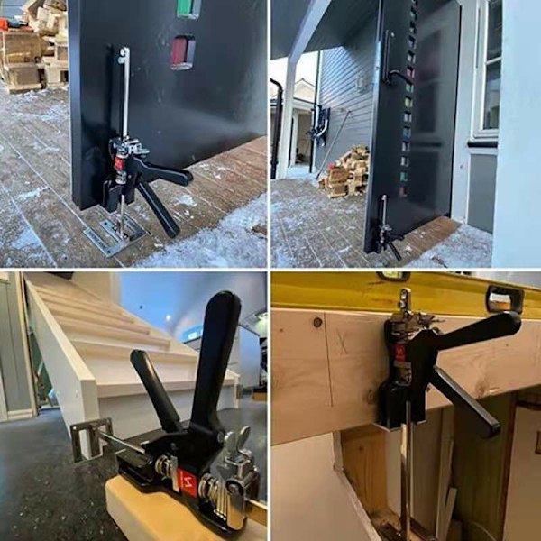 Manuell Plattlyft, Manuell Domkraft Möbelpanel Dörr Lyftverktyg Arbetsbesparande Lyft Möbeldomkraft Plattsättare Verktyg 220 kg Kapacitet-X44-
