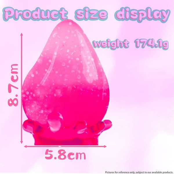 2-pak Dream Squishy Drop Stressbolde til voksne, Fidget Sensorisk Legetøj til børn, Autisme ADHD Sensoriske Fødselsdagsgaver (Blå Pink)