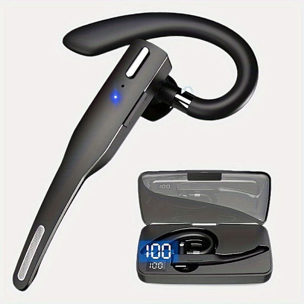 10H Trådlöst Hands Free Business Hörlurar Trådlösa Öronsnäckor Enkel Handsfree För Bilkörning HD Samtal Hörlurar