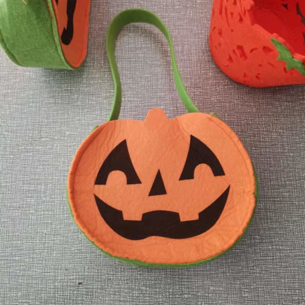 Halloween-godispose, godispose, bærbar tredimensjonal pumpapose, barnegaven, Halloween-rekvisita, Halloween-pose 3MM Pumpkin Bag 3MM Pumpkin Bag One Size