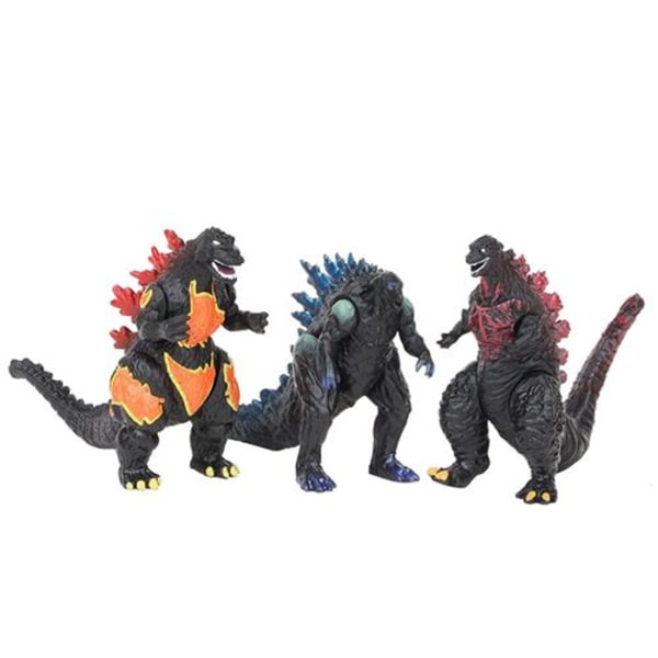 10 stk. Godzilla Actionfigurer Legetøj - X45 -