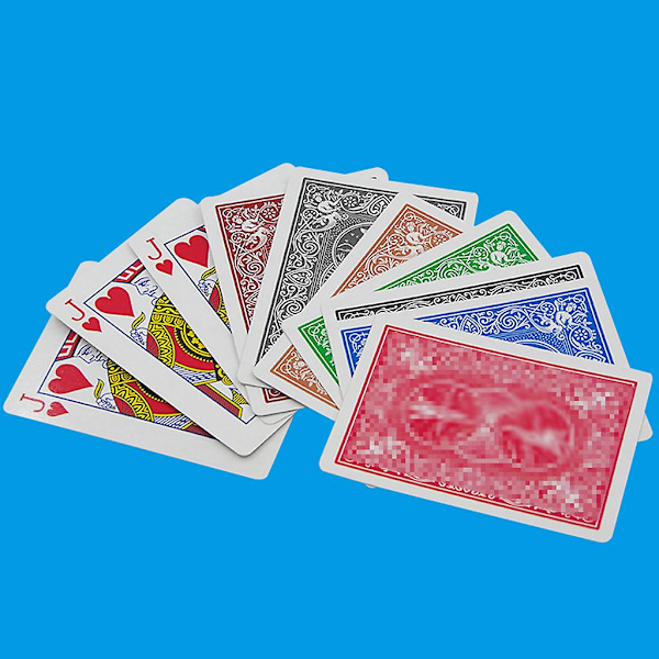 Taika Pelikortti Taikatemppuja Värinmuutos Pokeri Kortit Merkityt Kortit Aloittelijoille Tasku Lähikuva Rekvisiitta Juhliin Lava