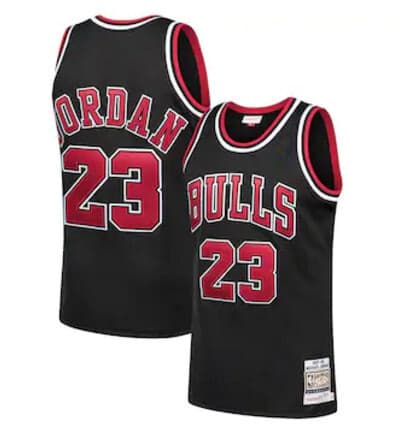 Herr #23 Michael Jordan Chicago Bulls Retro Tröye-FS- S