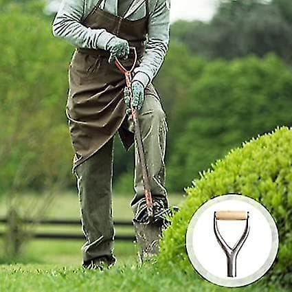 Iron Spade Handle with Inner Diameter, D/Y Grip, Good Hand Protection, Garden, Solid Iron, Accessories, Garden Tool for Snow Shovel, Digging, Rake