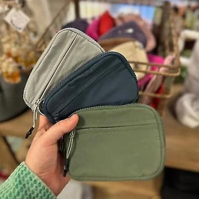 Iris pung, Iris pose håndledstaske, Iris kortholder nøglering pung-WELLNGS blue