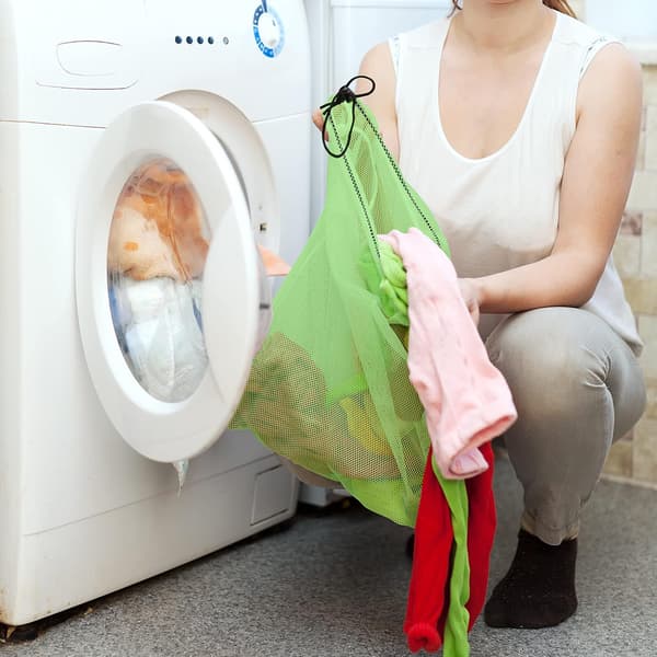 Laundry Mesh Bags 10 Pcs Multicolor Travel Wash Bags and Drawstring Laundry Bags Set