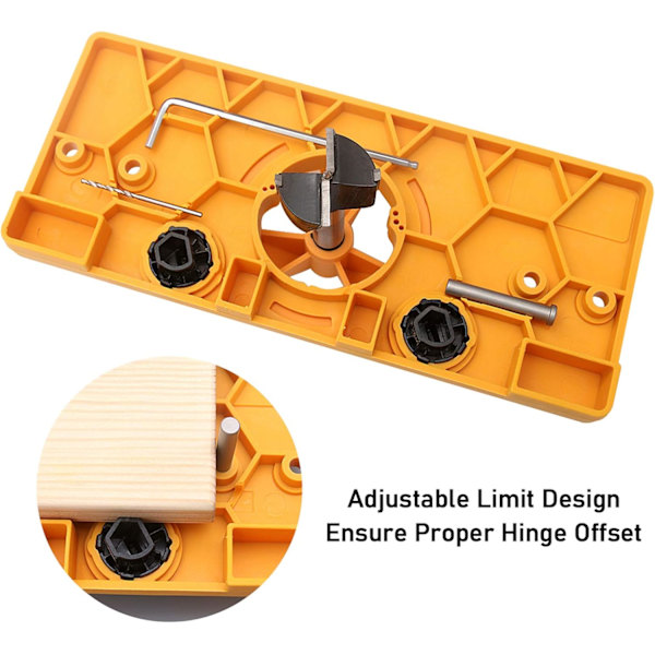 35mm Hinge Drilling Jig Hole Guide Woodworking Tool for Kitchen Cabinet Hinges-FS-