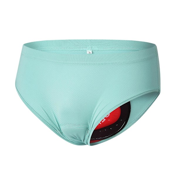Cykeltrosor för män, andningsbara vadderade cykelbyxor, cykelunderkläder, shorts, blå Blue L