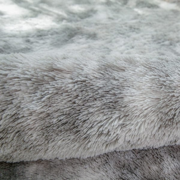 (80x160cm, Grå) Myk og fluffy matte, sklisikker matte for soverommet L-X42-
