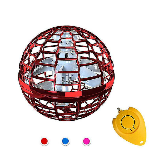 3-pak Pro Hover Ball Flyvende Bold Led Spinner Bold Flyvende Orb Legetøj 3Pcs Red