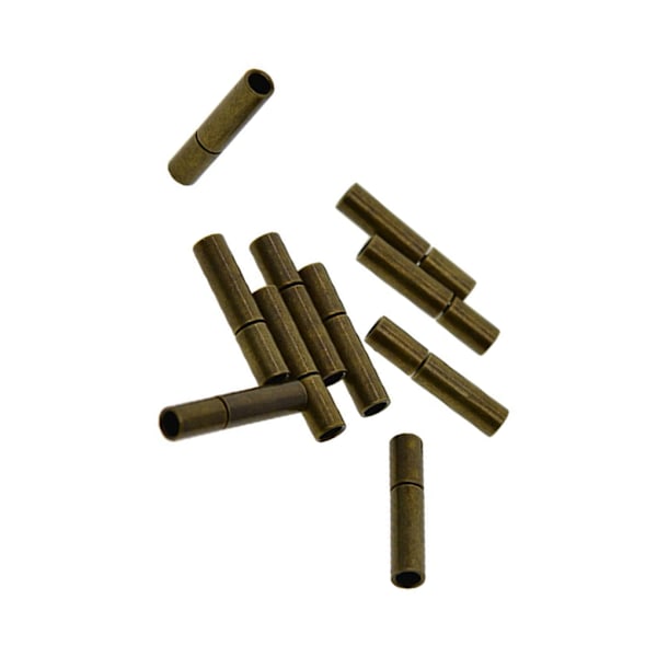 1/2/3 10 sæt 14x3 mm bajonet trykspænde læder snorender 2Set