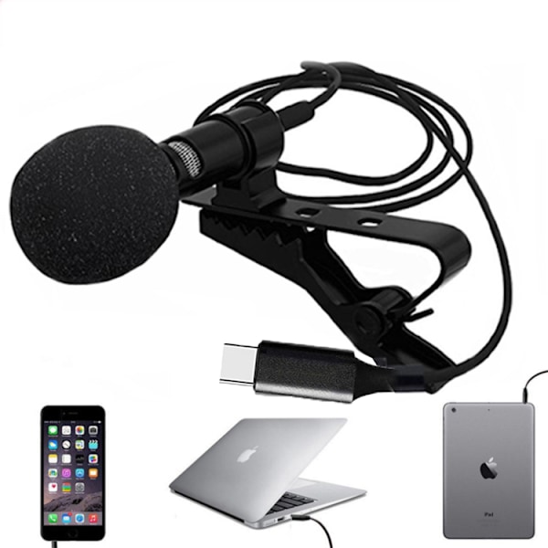 Lavaliermikrofon/Mygga för Samsung-enheter, USB-C