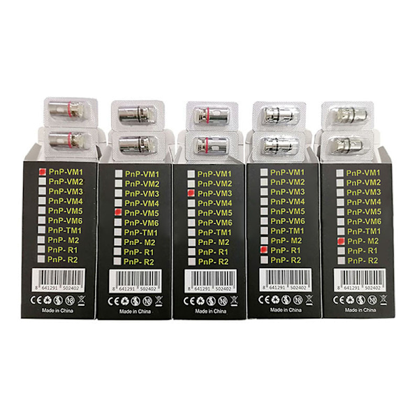 5 st/kartong Voopoo PNP Coil VM1/VM3/VM5/R1/M2Atomization ersätter PNP-VM5-0.2Ω 993