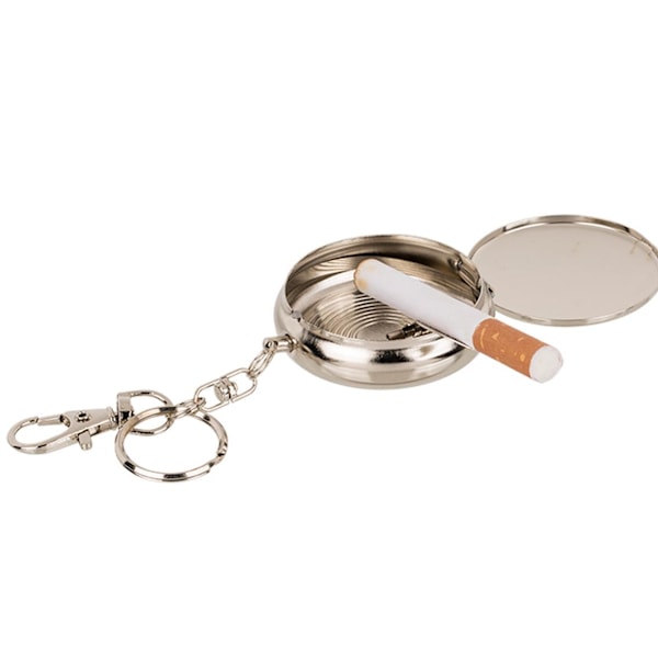 2-pack - Askkopp / Askfat med Nyckelring Silver Silver