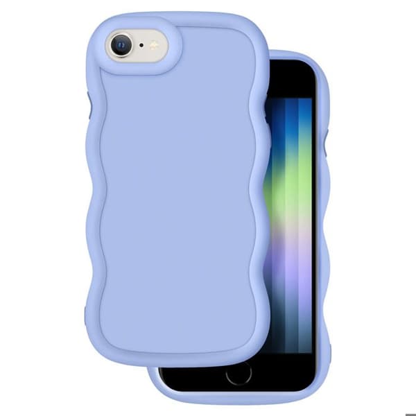 Etui til iPhone 7, 8, SE 2020, SE 2022 - Støtsikker Silikon - Lavendel - Matt Overflate - Moderne Design Violett