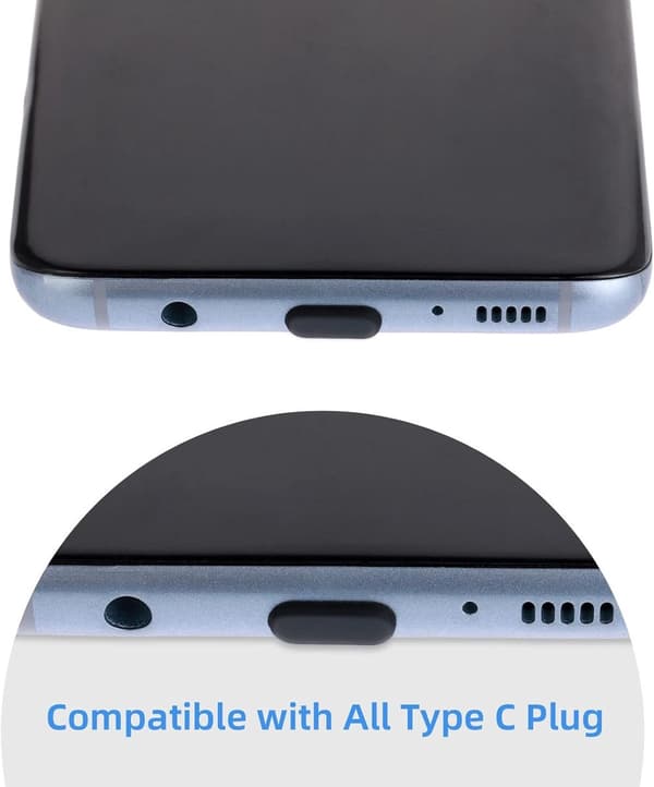 USB C dammpropp 20 st, typ C dammskydd för telefonens laptop-port