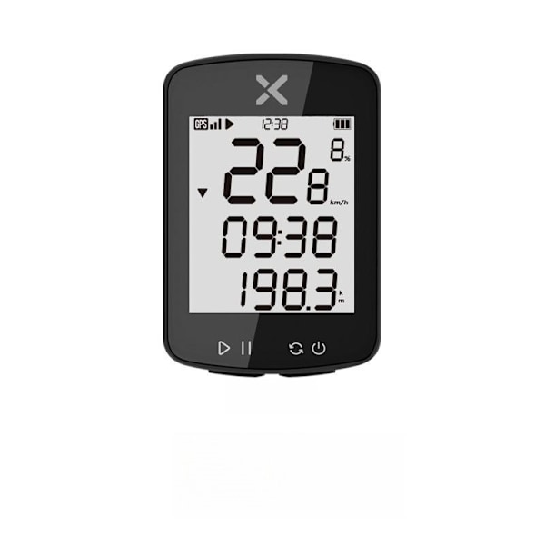 GPS-cykelcomputer 40 timers batteritid 2,6' skærmstøtte-X42-