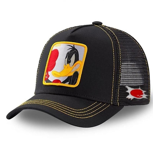 Mickey Snapback Bomulds Baseball Kasket & Far Mesh / Trucker Hat-FS2- DUCK BOX BLACK
