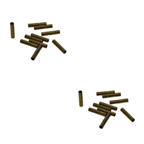 1/2/3 10 sæt 14x3 mm bajonet trykspænde læder snorender 2Set